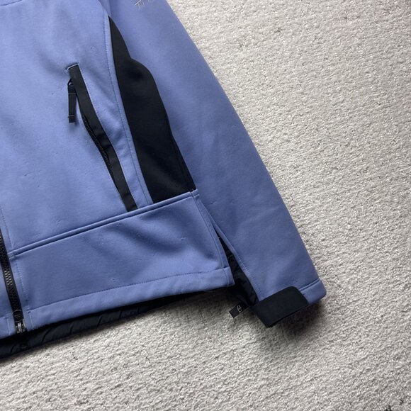Y2K Columbia Titanium Interchange Soft Shell Tech Jacket Blue Wom Sz M Read - Picture 4 of 16